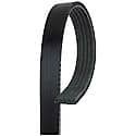 V-Ribbed Serpentine Belt: 61.75" Long, 5 Rib Count, Exact Fit