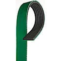 V-Ribbed (Heavy Duty) Serpentine Belt: 72" Long, 6 Rib Count, Exact Fit