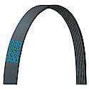 Stretch Serpentine Belt; 36.9 Long, 4 Rib Count, Zip Tie Required