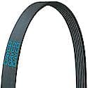 Poly Rib Belt Serpentine Belt; 66.81 Long, 6 Rib Count
