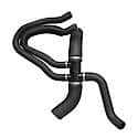 Curved Radiator Hoses: EPDM Rubber, Standard Duty, 19" Long, 1.75" Diameter