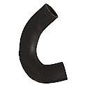 Curved Radiator Hoses: EPDM Rubber, Standard Duty, 8.5" Long, 1.47" Diameter