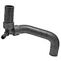 Curved Radiator Hoses: EPDM Rubber, Standard Duty, 13.5" Long, 1.28" Diameter