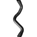 Curved Radiator Hoses: EPDM Rubber, Standard Duty, 19" Long, 1.50" Diameter