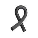 Molded Heater Hose; EPDM Rubber, 5/8 Inch Diameter, 16 Inch Length