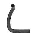 Curved Radiator Hoses: EPDM Rubber, Standard Duty, 9.50" Long, .63" Diameter