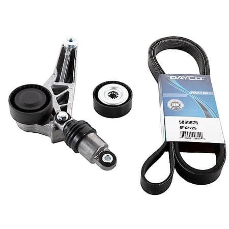 Serpentine Belt Kit With Belt, Pulley, Tensioner, 3-Piece Set