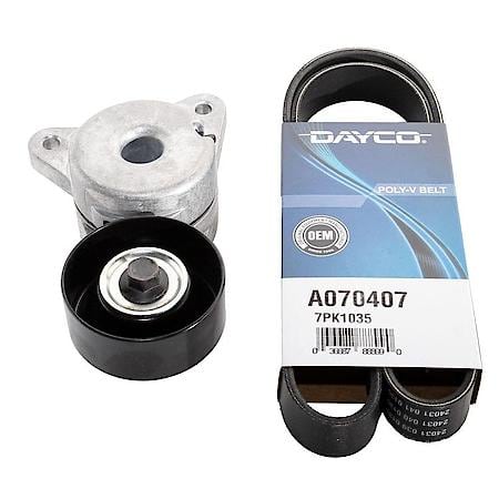 Serpentine Belt Kit With Belt, Tensioner, 2 Piece Set