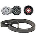 Serpentine Belt Tensioner Kit: Includes Belt, Tensioner, and any applicable Idler Pulleys