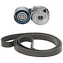 Serpentine Belt Tensioner Kit: Includes Belt, Tensioner, and any applicable Idler Pulleys