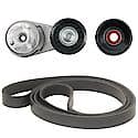 Serpentine Belt Tensioner Kit: Includes Belt, Tensioner, and any applicable Idler Pulleys