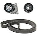 Serpentine Belt Tensioner Kit: Includes Belt, Tensioner, and any applicable Idler Pulleys