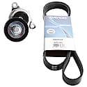 Serpentine Belt Kit With Belt, Tensioner, 2-Piece Set
