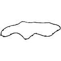 Rubber Valve Cover Gasket Set: Exact Fit, 1 Piece