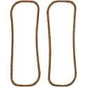 Cork Rubber Valve Cover Gasket Set: Direct Fit, 2 Pieces