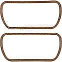 Cork Rubber Valve Cover Gasket: Direct Fit, 1 Piece