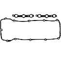 Molded Rubber Valve Cover Gasket Set: Direct Fit, 2 Pieces