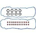 Molded Rubber Valve Cover Gasket Set: Direct Fit, Includes Grommets, 32 Pieces