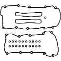 Molded Rubber Valve Cover Gasket Set: Direct Fit, Includes Grommets, 25 Pieces