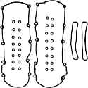 Molded Rubber Valve Cover Gasket Set: Direct Fit, Includes Grommets, 36 Pieces