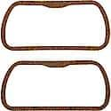 Cork Rubber Valve Cover Gasket Set: Direct Fit, 2 Pieces