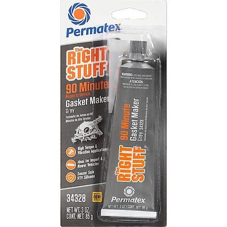 The Right Stuff: Grey, 90 Minute Gasket Maker, 3 OZ