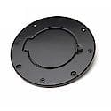 Billet Style Fuel Door Cover, Black Off Road Coat, Non-Locking