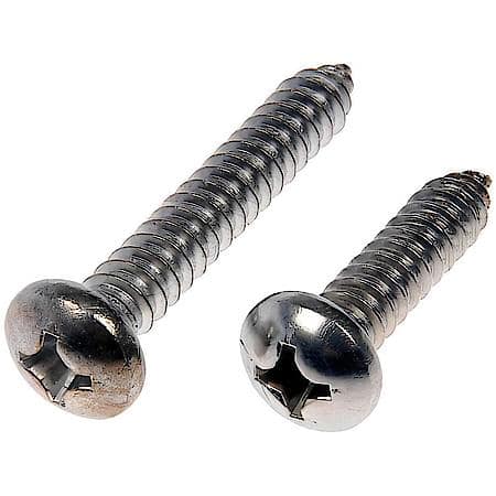 Self Tapping Screws - Stainless Steel - Pan Head - No.14 X 1 In., 1-1/2 In.