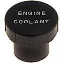 Engine Coolant Reservoir Cap: Twist, Plastic, 1 Pack