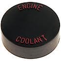 Engine Coolant Reservoir Cap: Twist, Plastic, 1 Pack