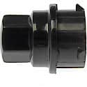 Wheel Lug Nut Cover: M24-2.0 Thread, 3/4" Hex, 38.18 mm Depth, Plastic, Black (Sold by each)