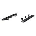 AscentStep 5-1/2" x 75" Black Steel Running Boards, Select Dodge Durango