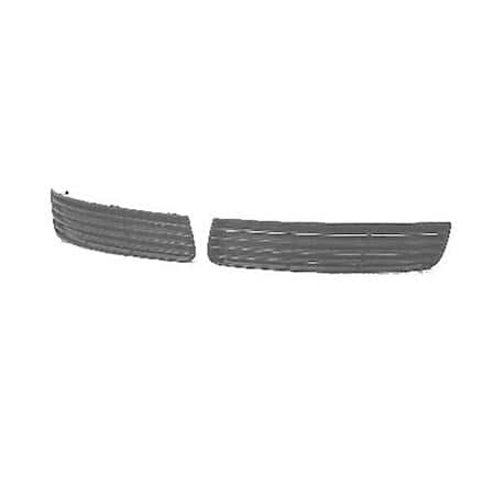 New Standard Replacement Front Passenger Side Lower Bumper Cover Grille, Without Fog Light Holes