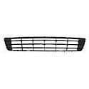 New CAPA Certified Premium Replacement Front Bumper Cover Grille, Lower, Matte Black