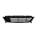 New Standard Replacement Front Bumper Cover Grille, For Sedan And Hatchback Models, Textured Black