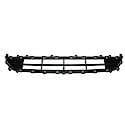 New CAPA Certified Standard Replacement Front Bumper Cover Grille, Textured Black