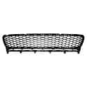 New Standard Replacement Front Bumper Cover Grille, Without Collision Warning, Textured Black Finish