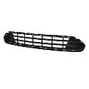 New CAPA Certified Premium Replacement Front Bumper Cover Grille, Matte-Dark Gray