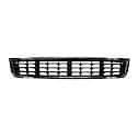 Center Bumper Grille, Black With Chrome Frame