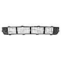 New Standard Replacement Front Bumper Cover Grille, Models Without Towing Package, Matte Black