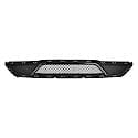 New CAPA Certified Standard Replacement Front Bumper Cover Grille, Matte-Dark Gray With Chrome