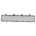 New CAPA Certified Standard Replacement Front Bumper Cover Grille, Matte-Dark Gray Without Chrome