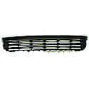 New Standard Replacement Front Bumper Cover Grille, Black, Does Not Include The Lower Silver Molding