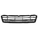 New Standard Replacement Front Bumper Cover Grille, Sport Model, Matte-Black