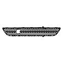 New CAPA Certified Standard Replacement Front Bumper Lower Center Grille, Matte-Black