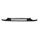 New CAPA Certified NSF Certified Standard Replacement Front Bumper Cover Grille, Sedan, Matte-Black