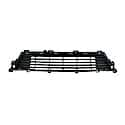 New CAPA Certified Standard Replacement Front Bumper Lower Grille, Matte-Dark Gray, Without Hybrid