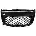 New Standard Replacement Front Bumper Grille, Without Fog Light, Chrome And Black