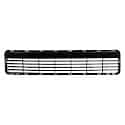 New Standard Replacement Front Bumper Cover Grille, Plastic, Painted Black Finish