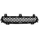 New Standard Replacement Front Center Upper Bumper Cover Grille, Matte-Black, Without M Package